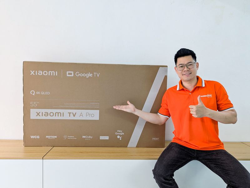 Dương Tivi bên sản phẩm Tivi Xiaomi